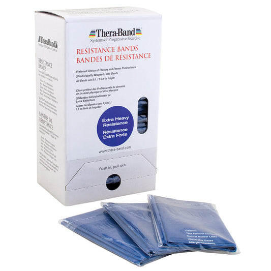 THERA-BAND DISPENSER PACK BLUE X-HEAVY----------------------30 PER BOX